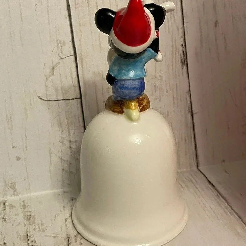 Vintage Mickey Mouse & Minnie Annual Collectible Annual Bell 1991 Schmid Disney